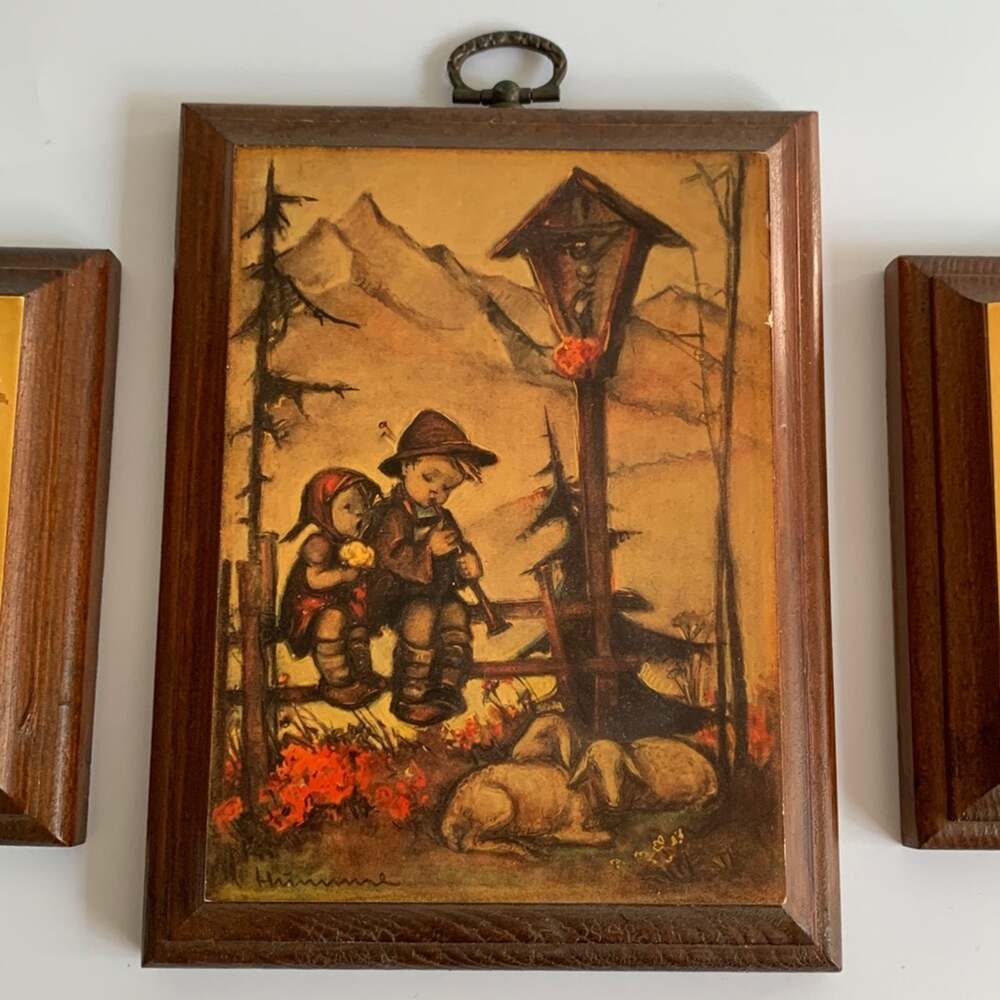 3 Hummel Wood Plaques - Picture 3 of 11